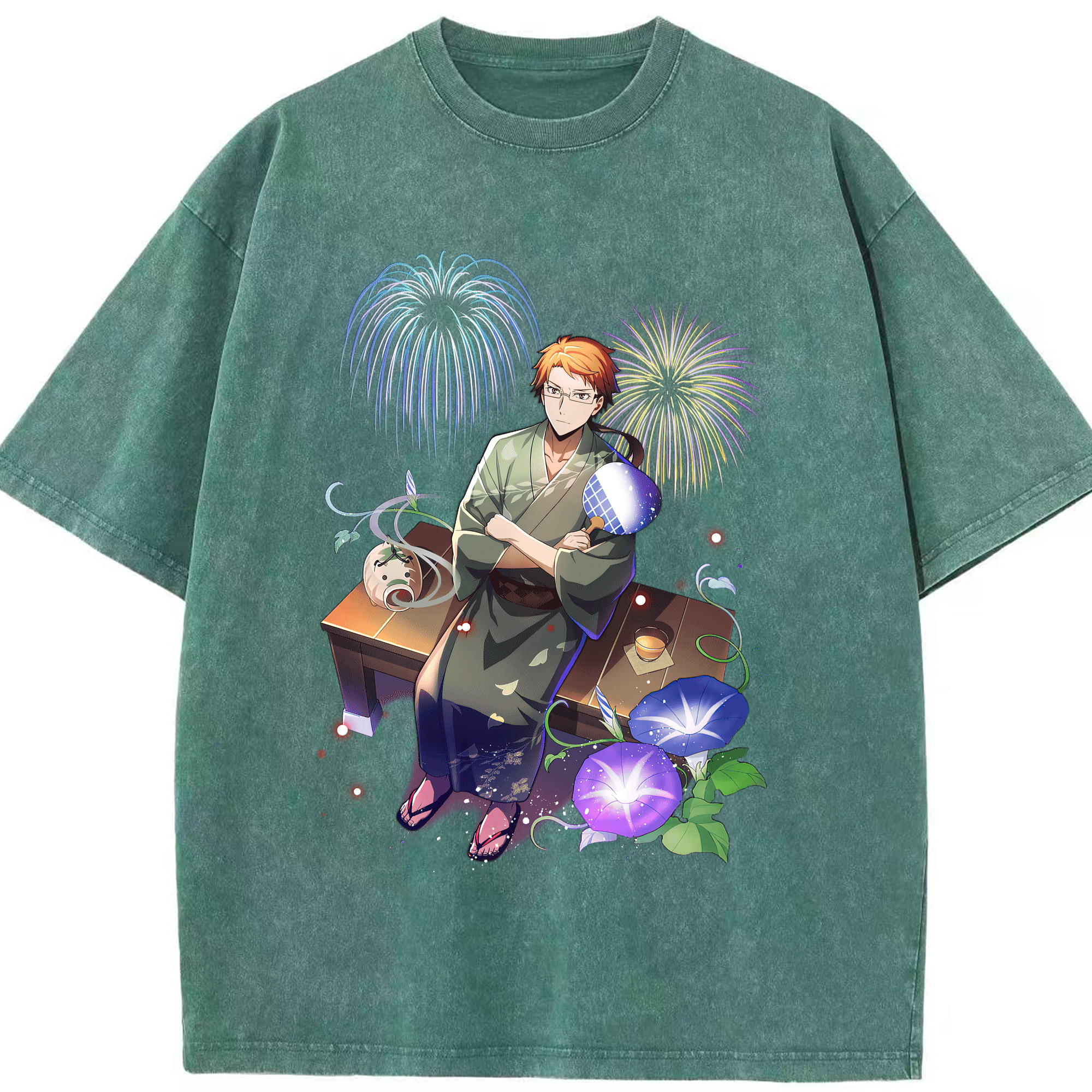（画像用） 文豪ストレイドッグス Bungo Stray Dogs 綿100% ヴィンテージ風 半袖Tシャツ（フロントプリント）